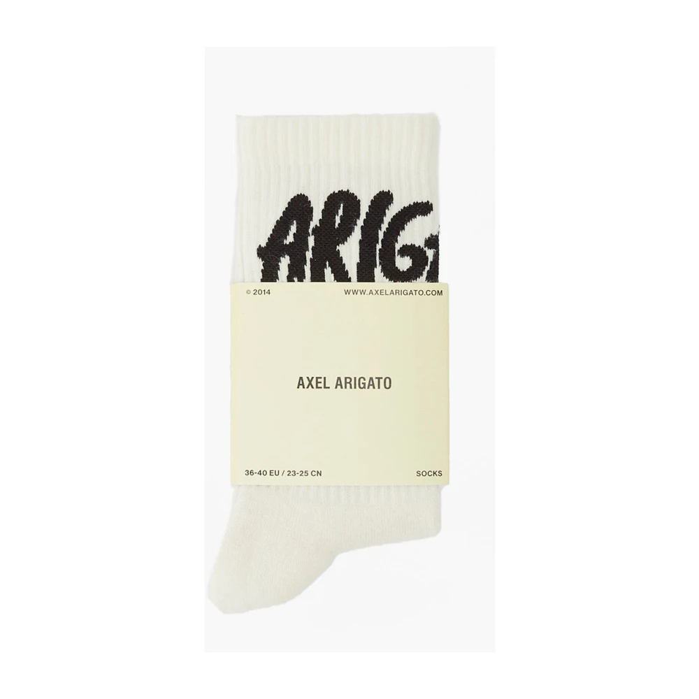 Axel Arigato Tag Tube Sokken Beige Unisex