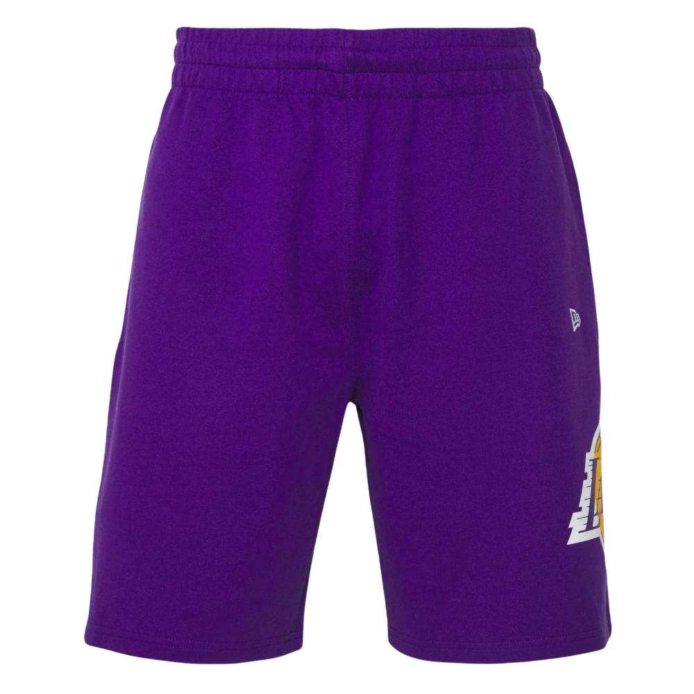 New era Gewassen Pak Shorts Purple Heren