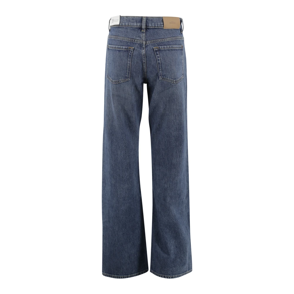7 For All Mankind Jeans Straight Blauw Blue Dames