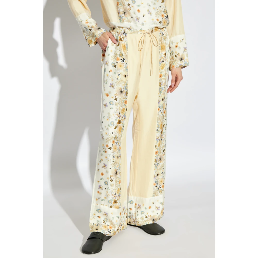 Munthe Bloemig patroon broek 'Fabert' Multicolor Dames