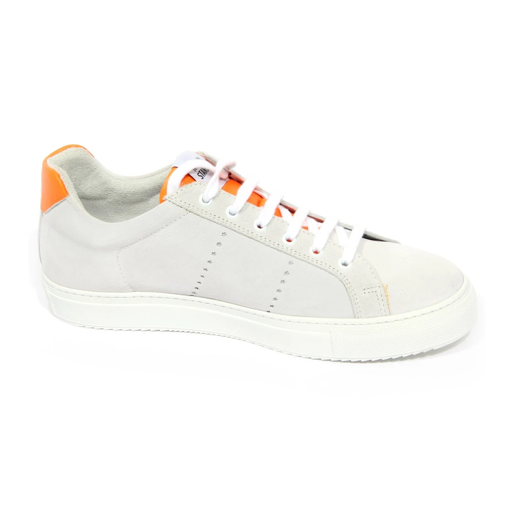 National Standard Lichtgrijze Suède Schoenen Heren Schoenen Grijs