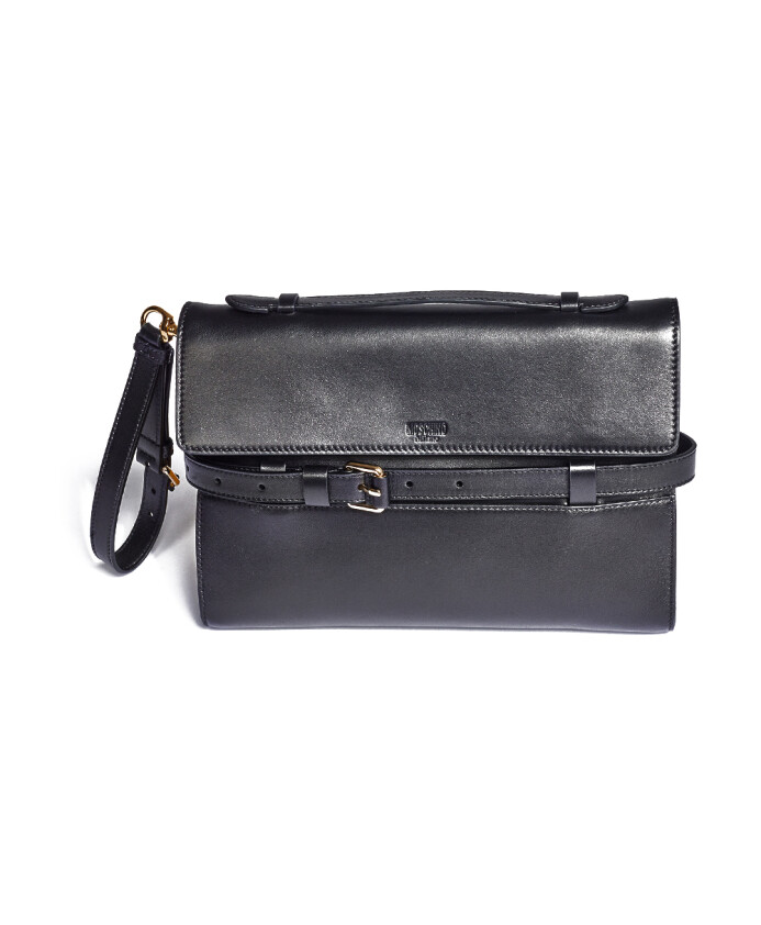 zwarte-leren-riem-pochette-tas
