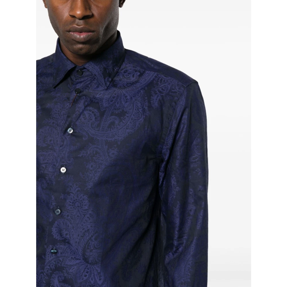 ETRO Stijlvolle Overhemd Blue Heren