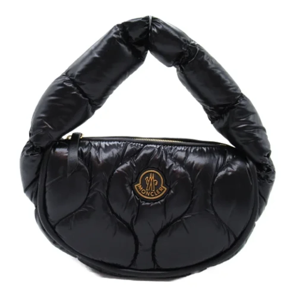 Moncler Pre-owned Fabric shoulder-bags Black Dames