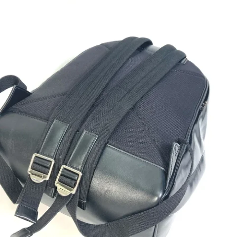 Burberry Vintage Pre-owned Fabric backpacks Black Heren