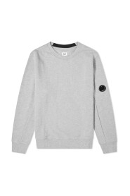 Diagonaal verhoogde fleece sweatshirt