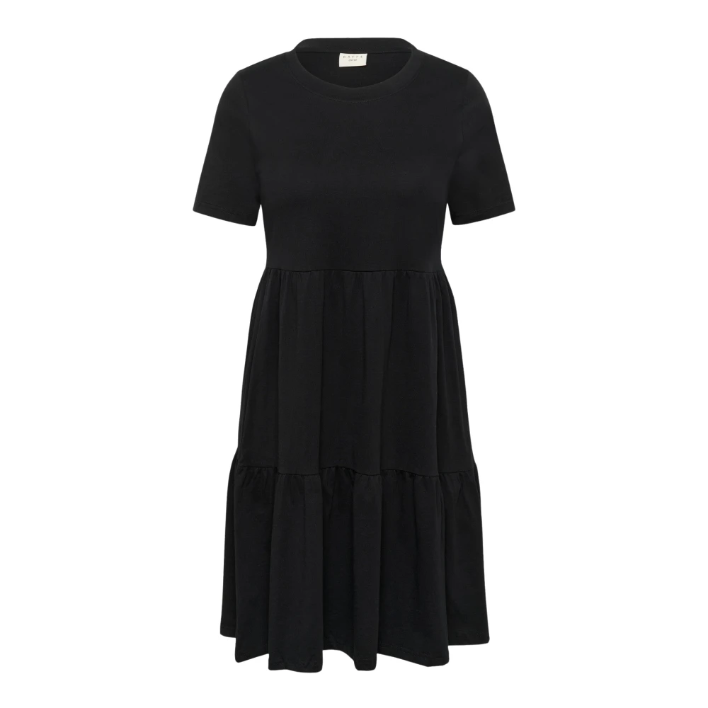 Kaffe Curve Donna Noir Vestito Da Kcjuly - Immagine 2