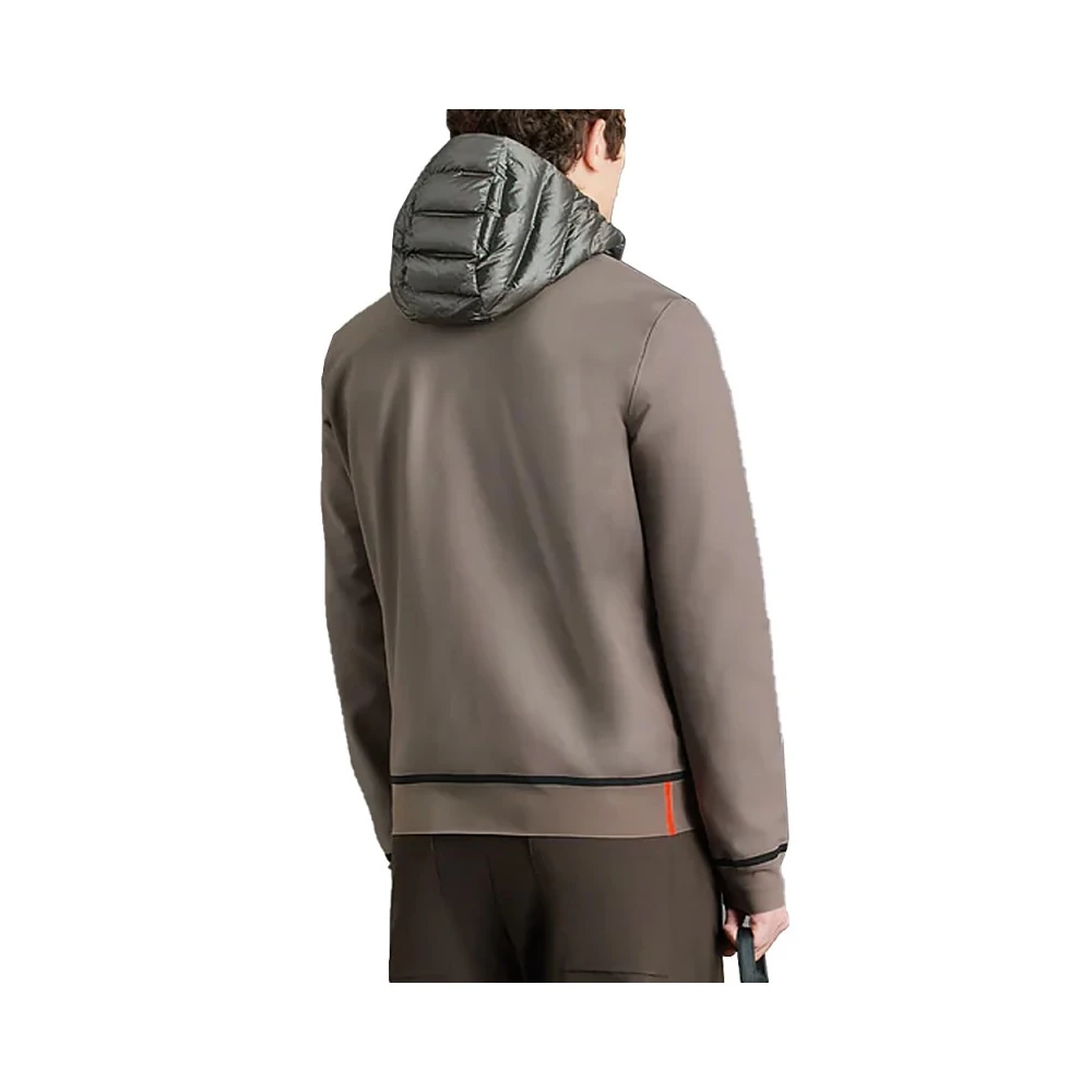RRD Blauw zwarte jas met capuchon en gewatteerde voorkant Green Heren