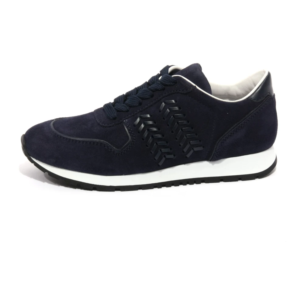 Tod’s Sportieve Veterschoenen Gemaakt in Italië Dames Schoenen Blauw