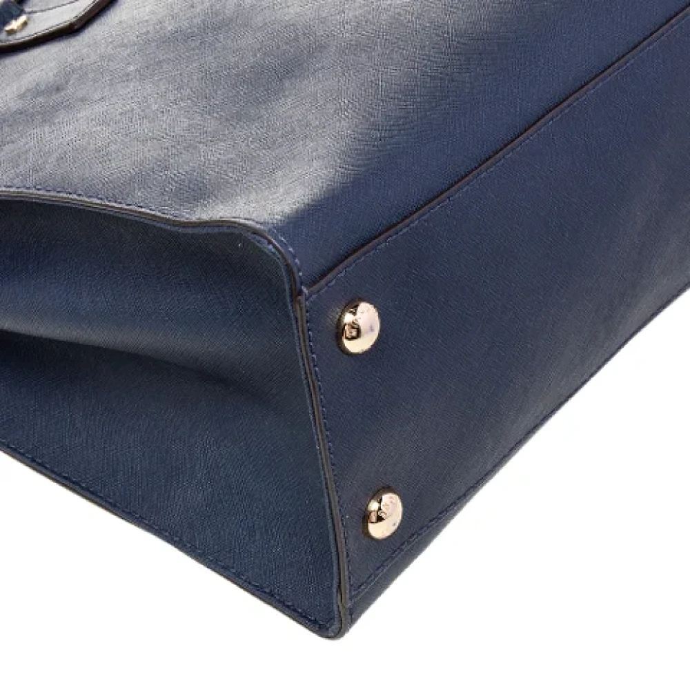 Michael Kors Pre-owned Leather totes Blue Dames