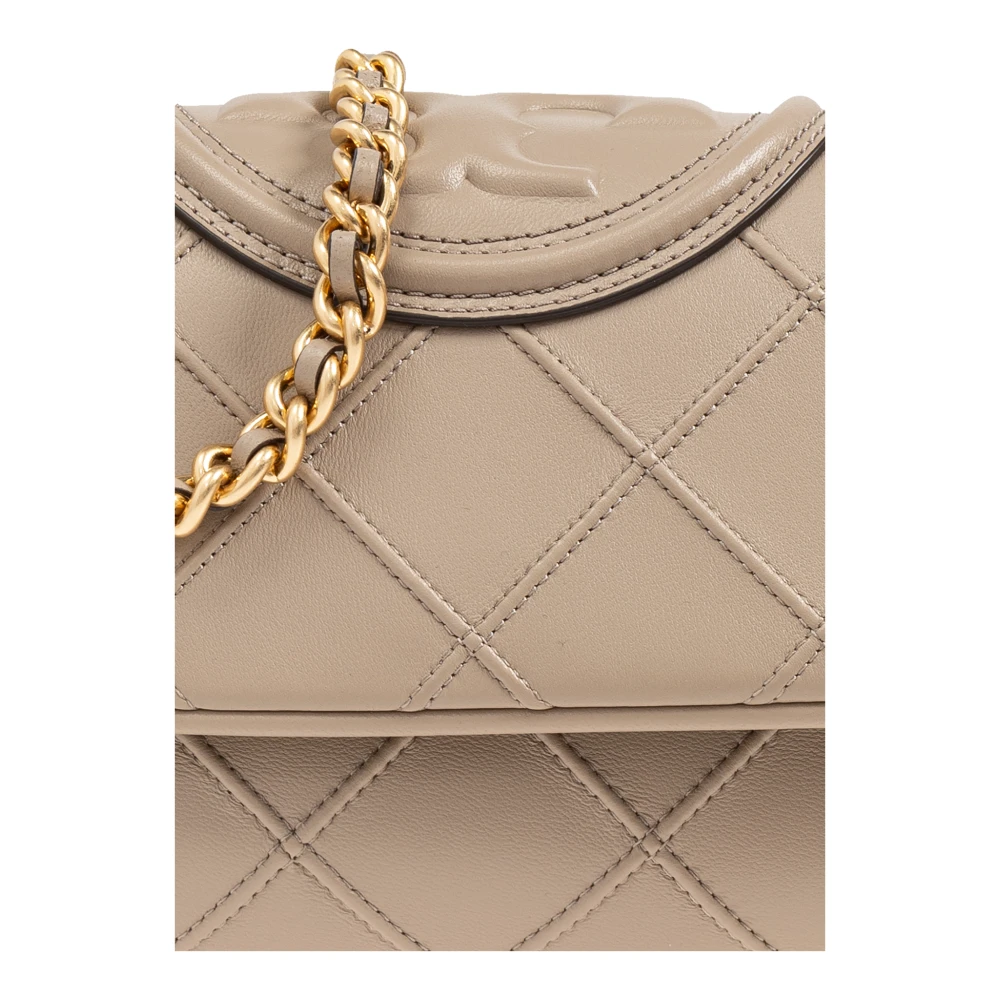 TORY BURCH Zachte kleine schoudertas Beige Dames