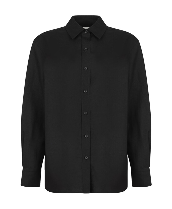 zwarte-button-up-overhemd-klassieke-stijl