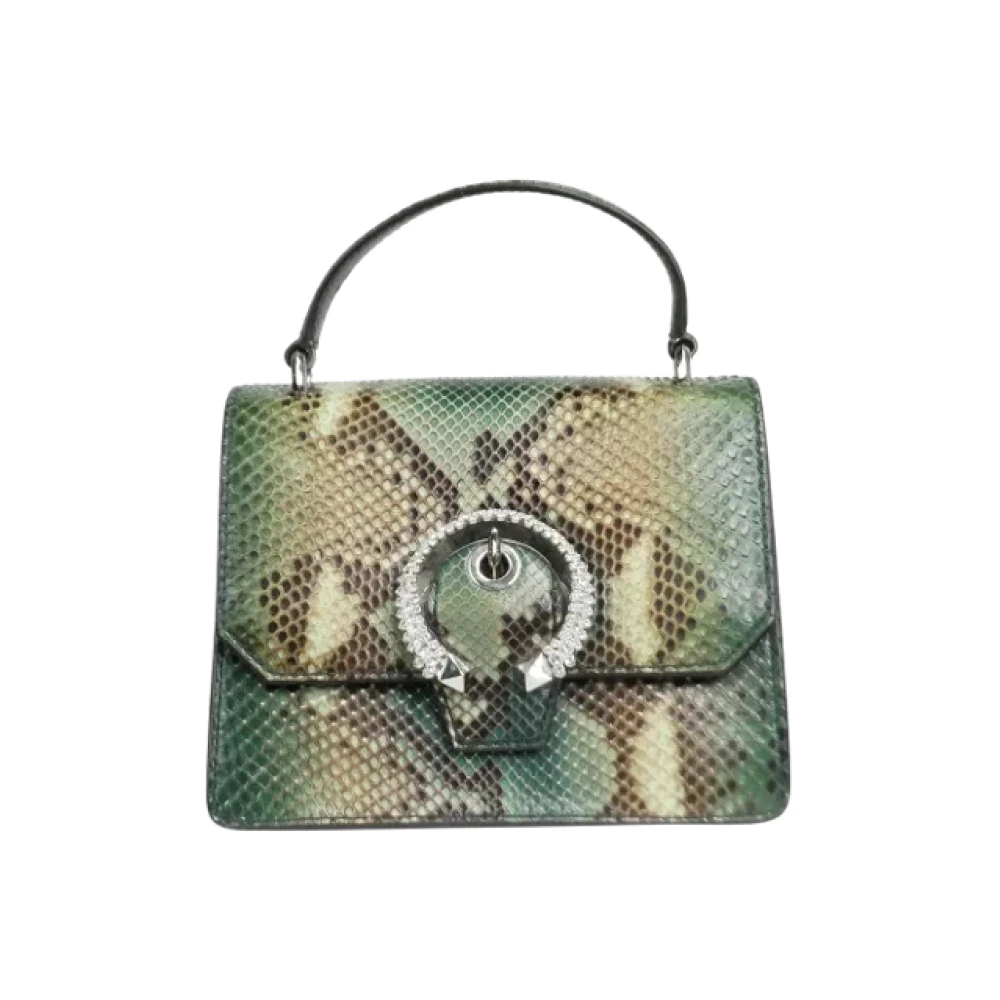 Jimmy Choo Pre-owned Leather handbags Green Dames
