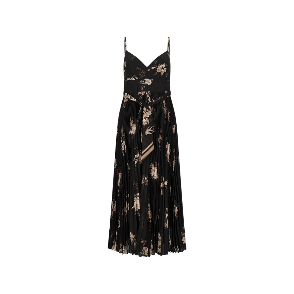 Zimmermann Women's Black Sunray Pleated Picnic Dress