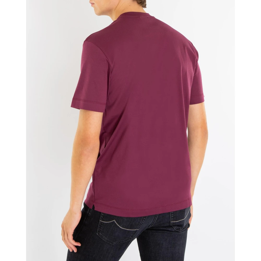 Valenza Interlock Supima T-Shirt Red Heren