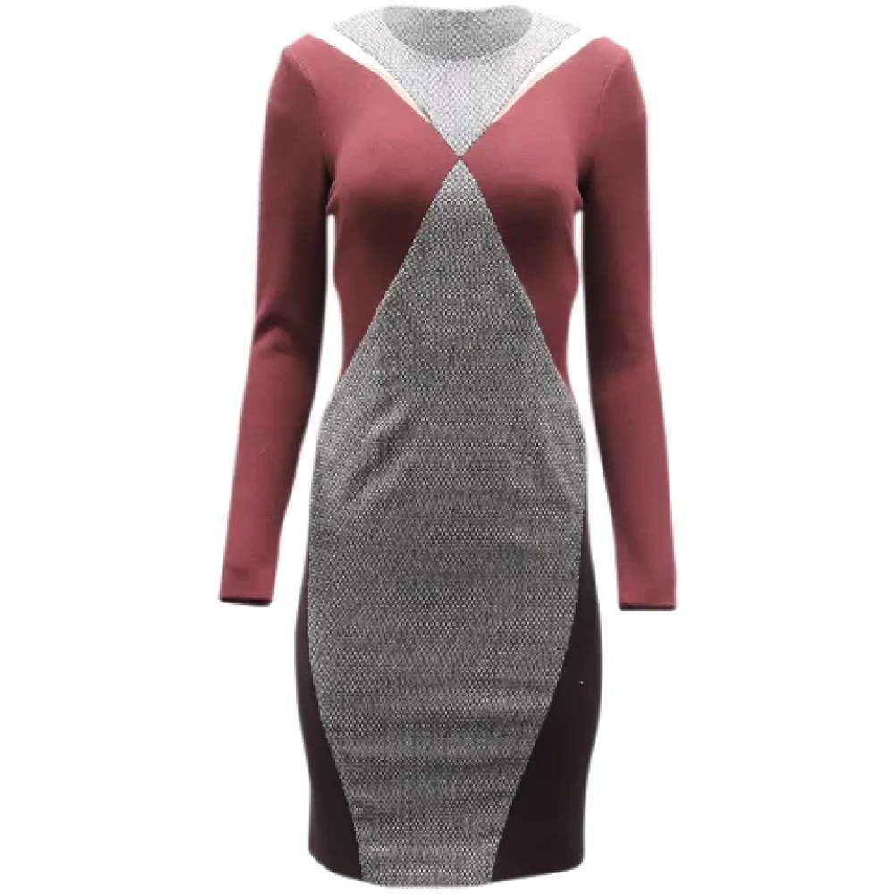 Stella McCartney Pre-owned Wool dresses Red Dames