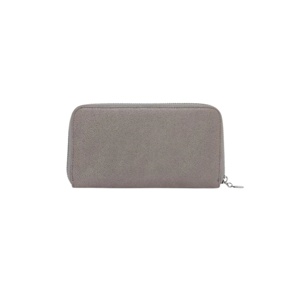 Stella Mccartney Damen Grau Falabella Zip Continental Wallet