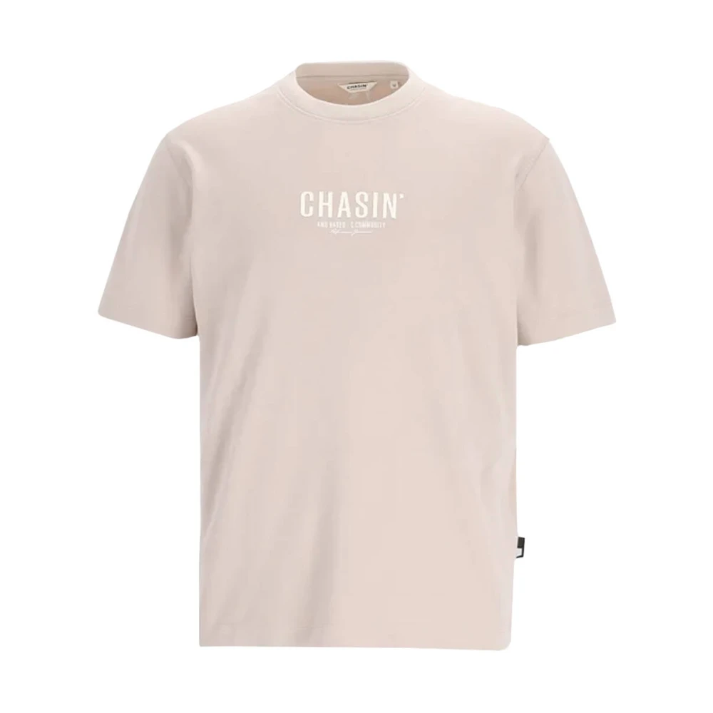 Chasin Korte Mouw T-shirt Mayor Beige Heren