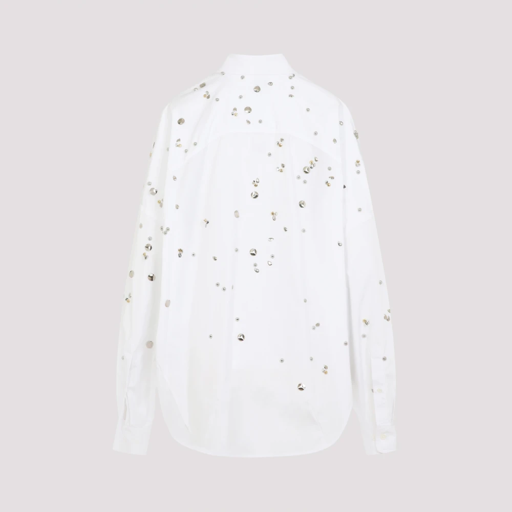 Dries Van Noten Witte Dameskleding Shirt Elegante Stijl White Dames