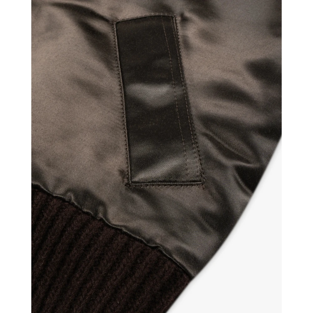 Giorgio Brato Japanse Nylon Bomberjack Brown Dames