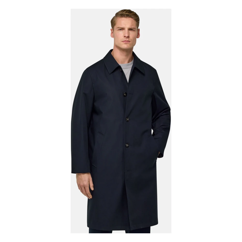 Boggi Milano Peacoat van technische katoen Blue Heren