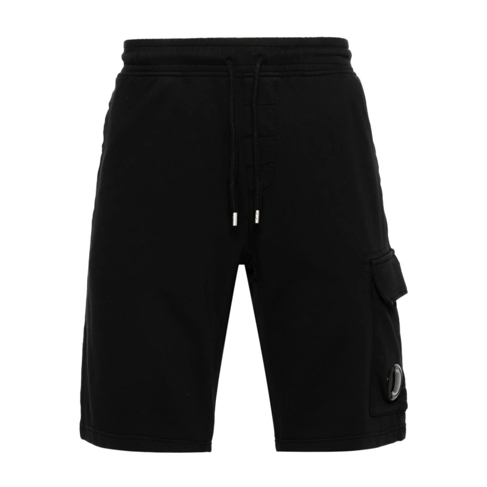 C.P. Company Zwarte Denim Shorts voor Mannen Black Heren