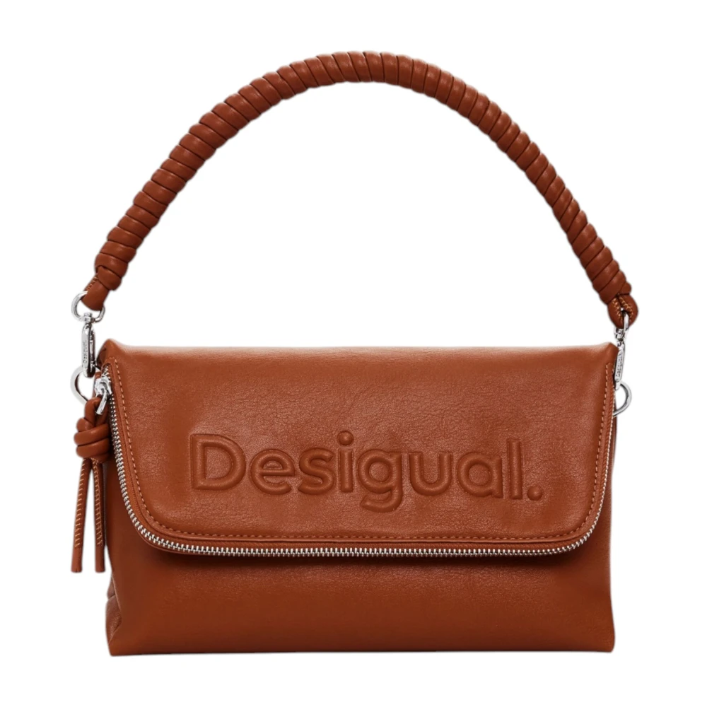 Desigual Lente Zomer Dames Middelgrote Tas Brown Dames