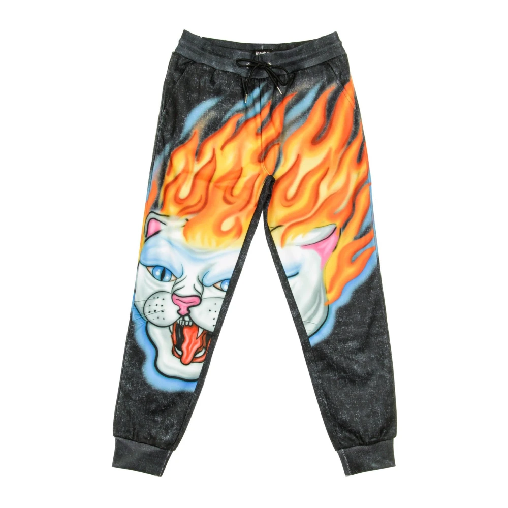 Ripndip Zwarte heren trainingsbroek Multicolor Heren