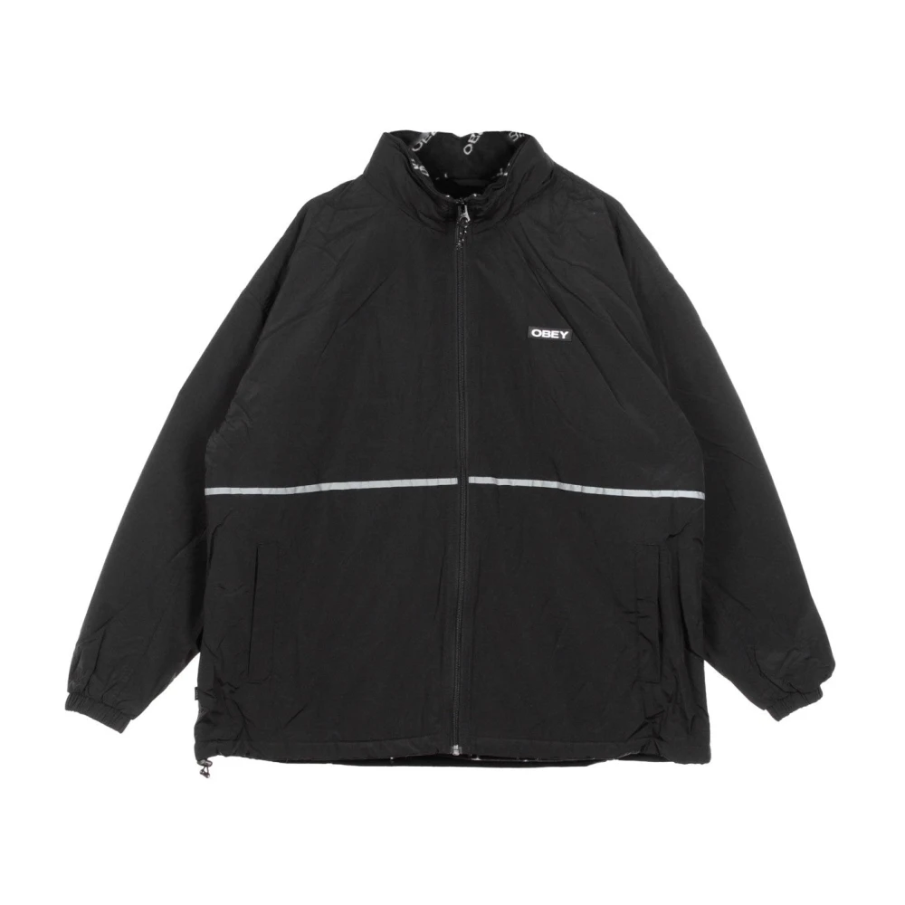 Obey Zwarte Herenjas Black Heren
