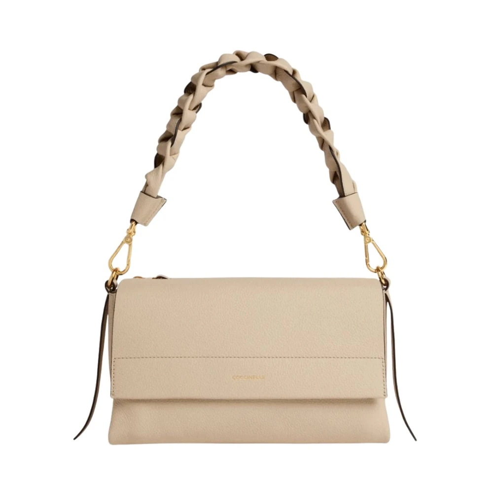 Coccinelle Women's Beige Shoulder Bags, One Size, Boheme Small Shoulder Bag