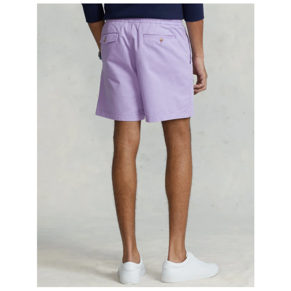 Polo Ralph Lauren Elastische taille Prepster Shorts Purple Heren