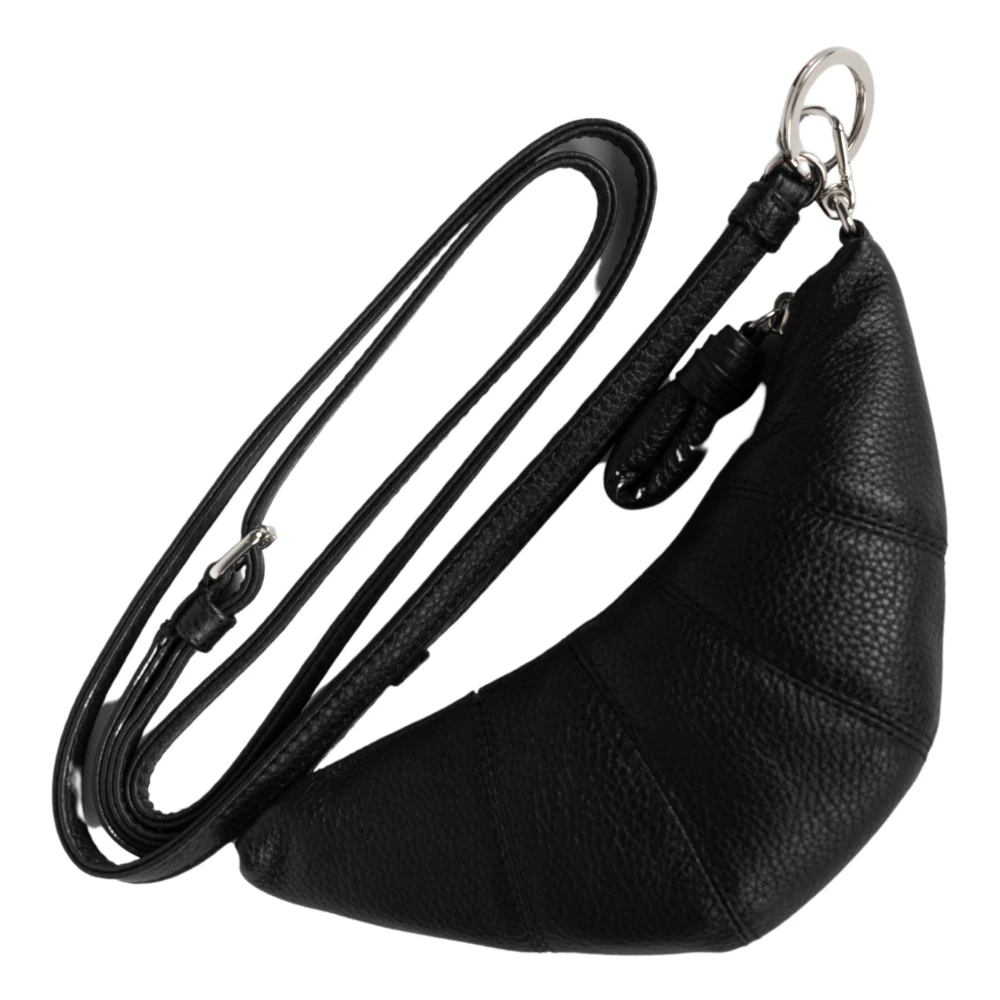 Lemaire Zwarte Crossbody Croissant Muntportemonnee Black Heren