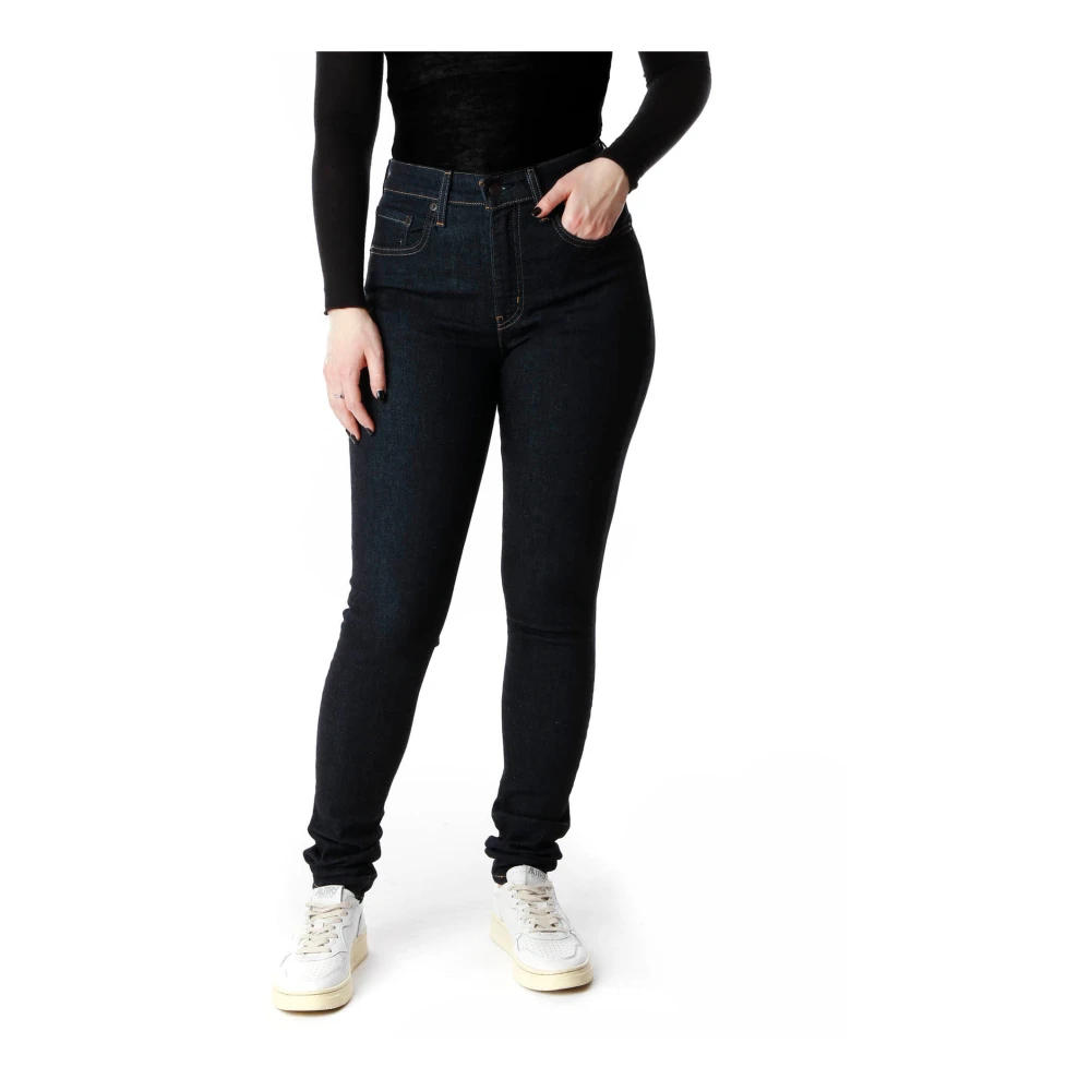 Levi's Women's Black Skinny Jeans - Skinny Fit Jeans - W25 L34 - Jeans