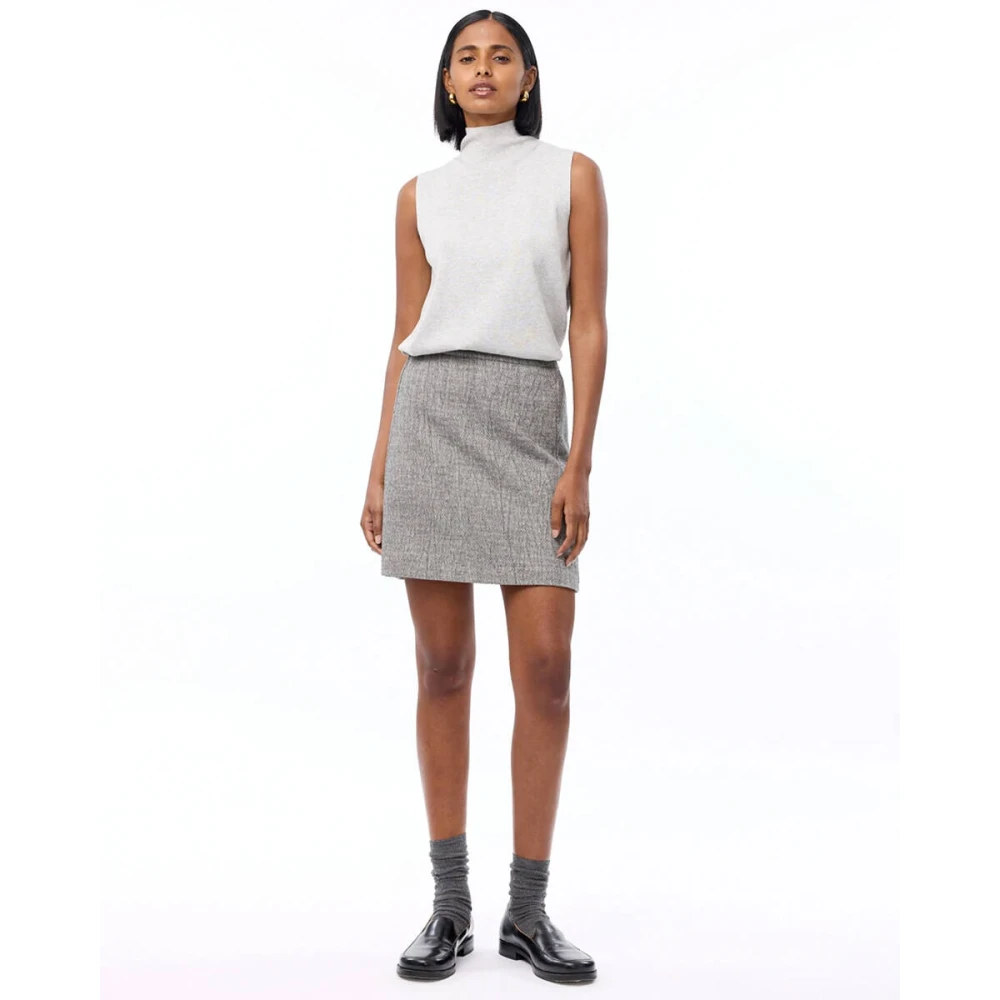 Knit-ted Stijlvolle Rok Leena Gray Dames