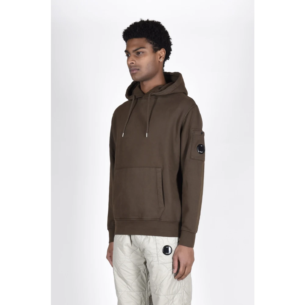 C.P. Company Katoenen sweatshirts voor mannen en vrouwen Green Heren