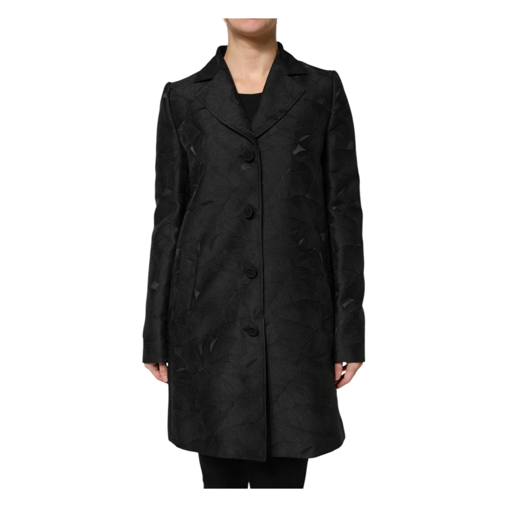 Dolce & Gabbana Black Single Breasted Trench Coat Jacket - IT42|M - Image 2