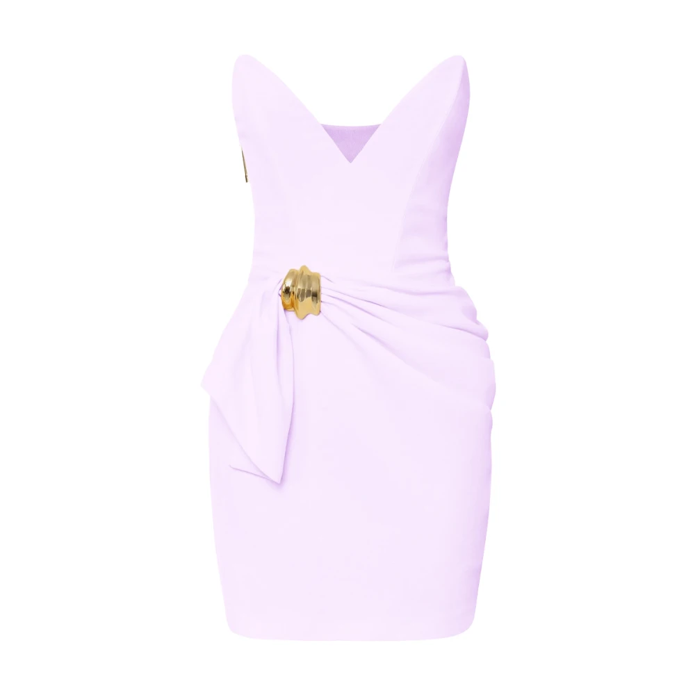 Elisabetta Franchi Elegante Moderne Polyester Jurk Pink Dames