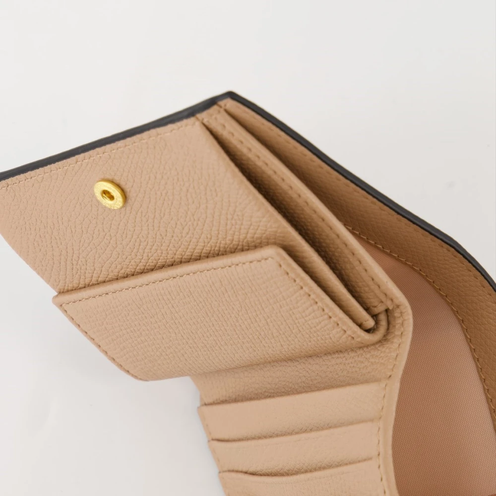 Valentino Garavani VLogo Signature Portemonnee Beige Korrelleer Beige Dames