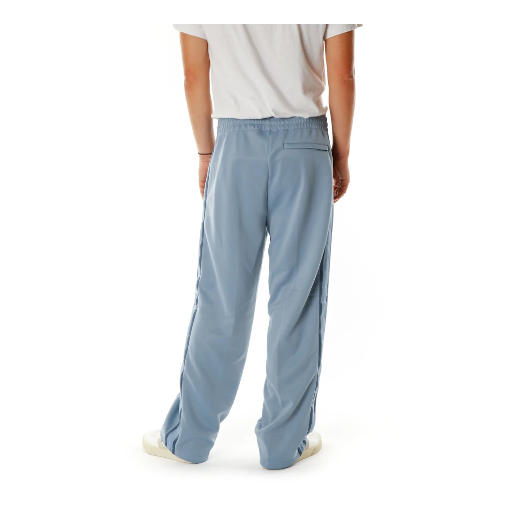 Carhartt WIP Gestreepte Loose Fit Sweat Pants Blue Heren