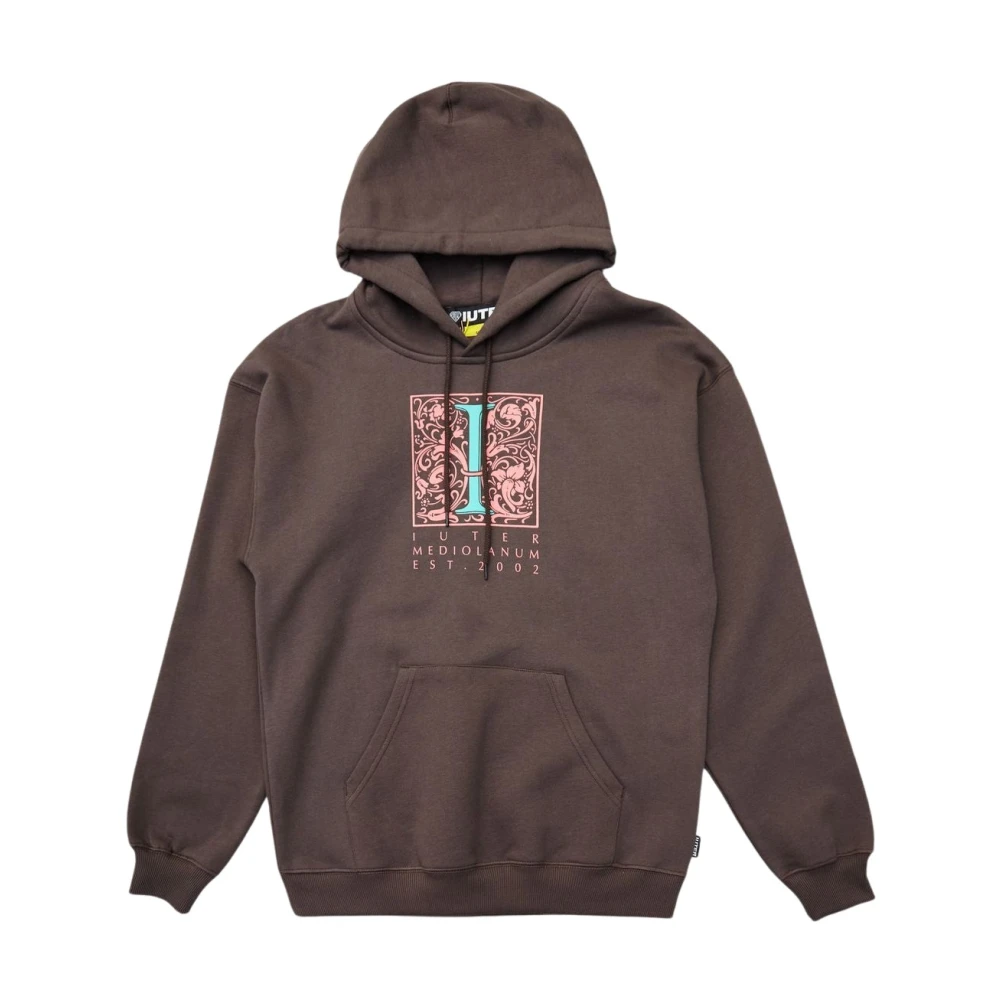 Iuter Bruine Hoodie Mediolanum X Brown Heren