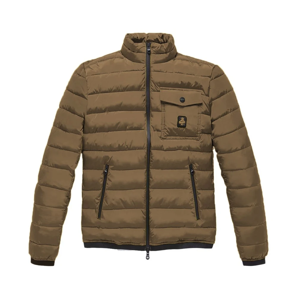 RefrigiWear Bruine Nylon Donsjas Brown Heren