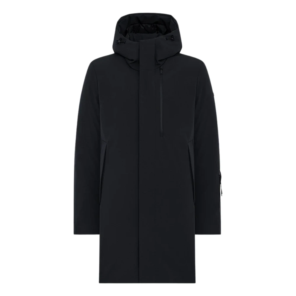 Duno Blauwe Parka met 3-laags stof Blue Heren