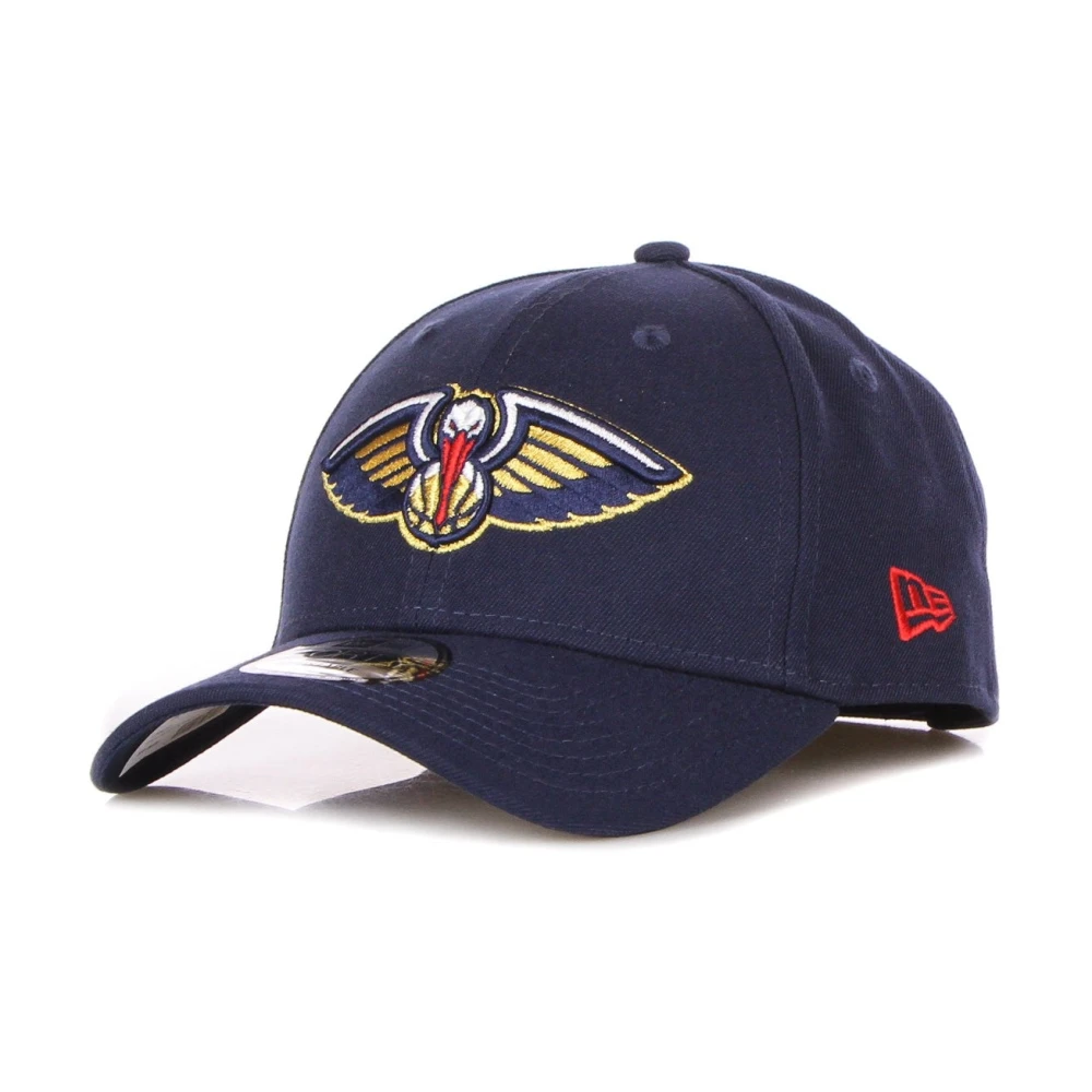 New Era Unisex Blue Hats & Caps, One Size, Nba Curved Visor Cap /Red