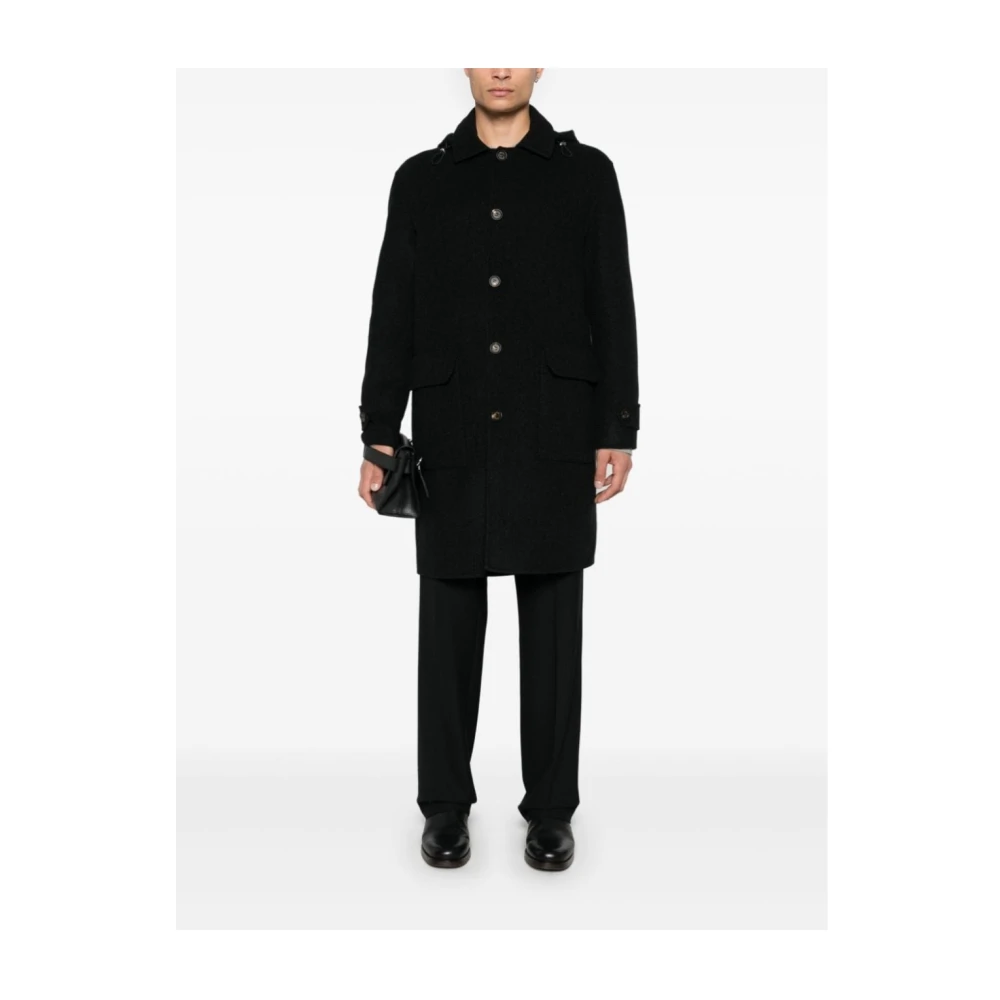 Eleventy Gewatteerde jas met stijl J75Capj02 Black Heren