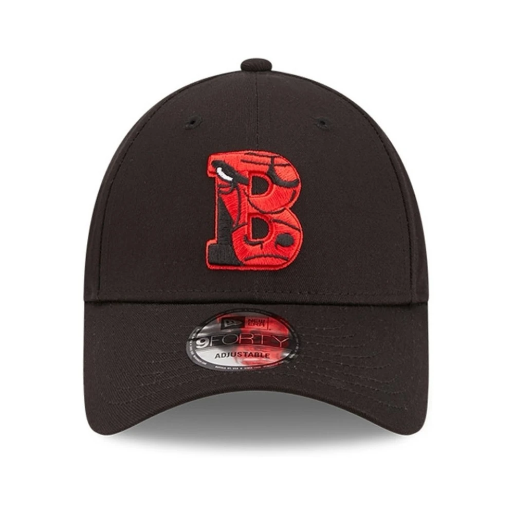 new era Zwarte Bulls Teamlogo Pet Black Heren