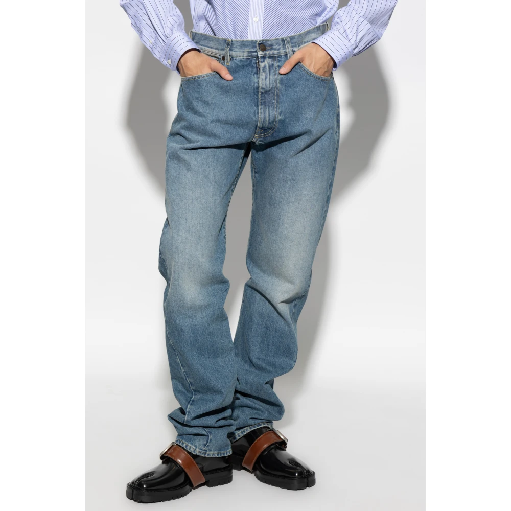 Maison Margiela Jeans met vintage-effect Blue Heren