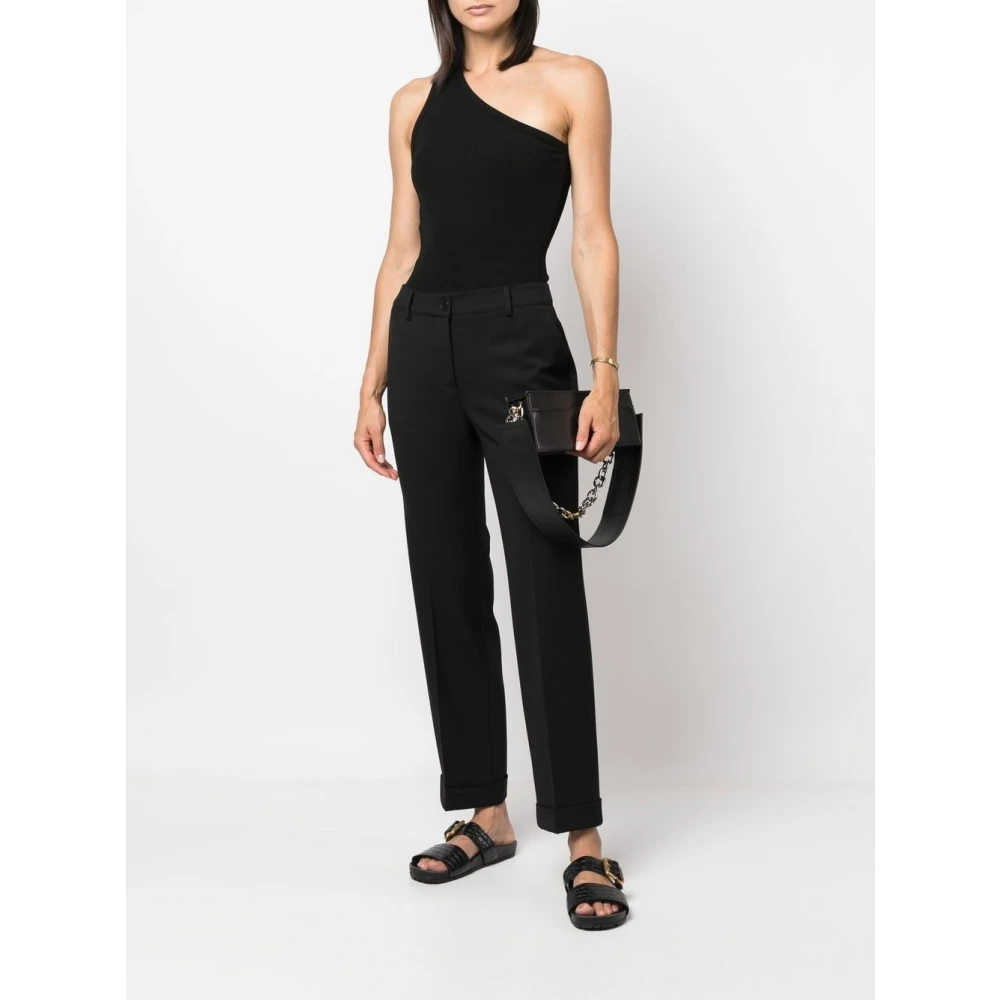 P.a.r.o.s.h. Zwarte Tailored Broek Black Dames