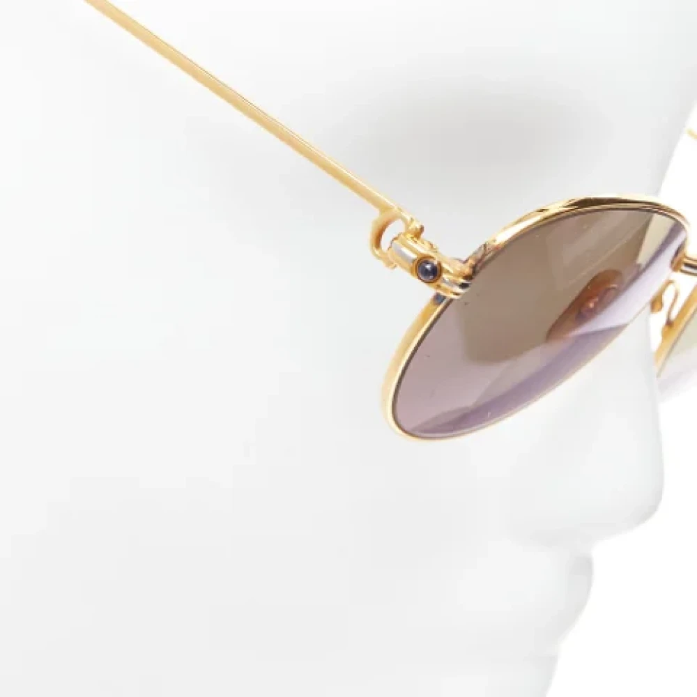 Cartier Vintage Pre-owned Metal sunglasses Gray Dames