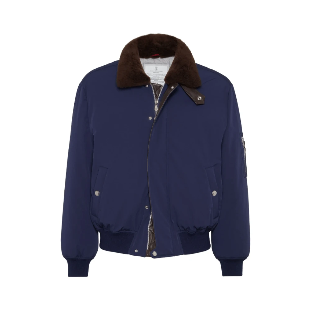 Jackets > Bomber Jackets - - Brunello Cucinelli - Modalova