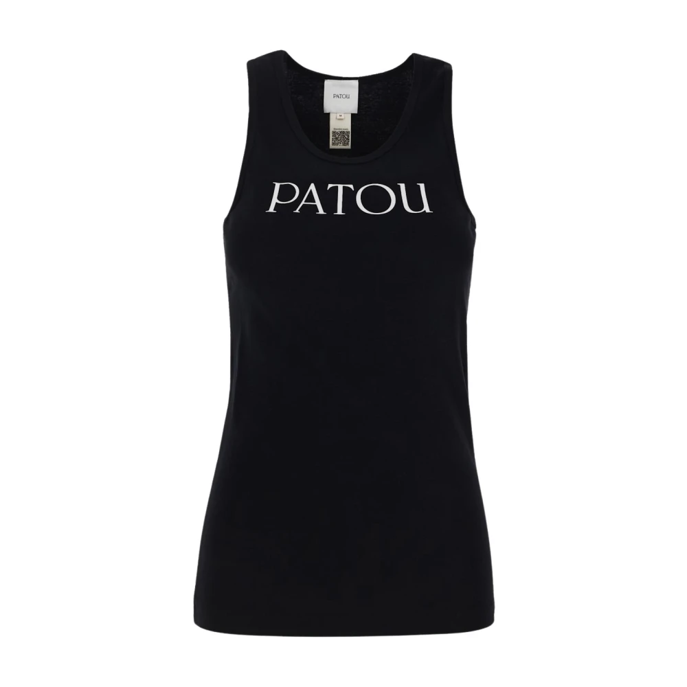 Patou Katoenen Tank Top Black Dames
